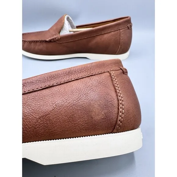 Polo Ralph Lauren Men's Merton Leather Venetian Loafers, Tan, Size 13 D