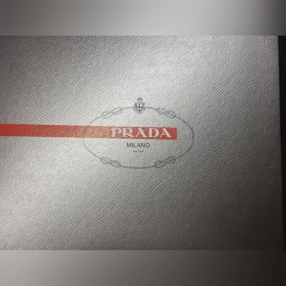 Prada Black Leather Wedge Slides