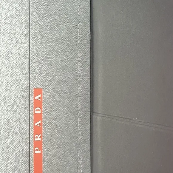 Prada Black Leather Wedge Slides