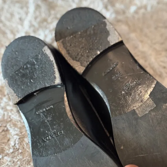 PRADA black loafers
