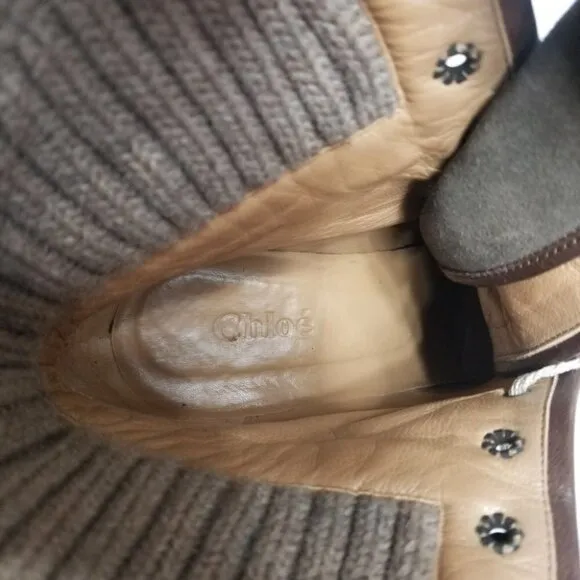 PRICE DROP-Chloe`  Lace up Sock Bootie