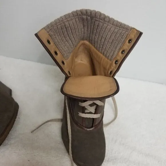 PRICE DROP-Chloe`  Lace up Sock Bootie