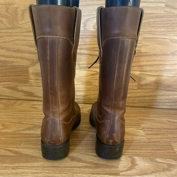 Proudly Hand Made In Good Old Mexico Womens 5 1/2 B Lace Up Corset Western Boots