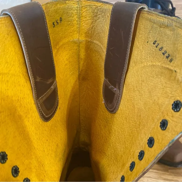 Proudly Hand Made In Good Old Mexico Womens 5 1/2 B Lace Up Corset Western Boots