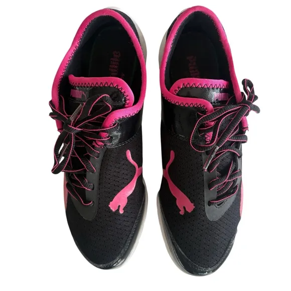 PUMA Future Cat SuperLT Neon Pink Black - 304579 24 Runner Sneaker Shoe SIZE 7