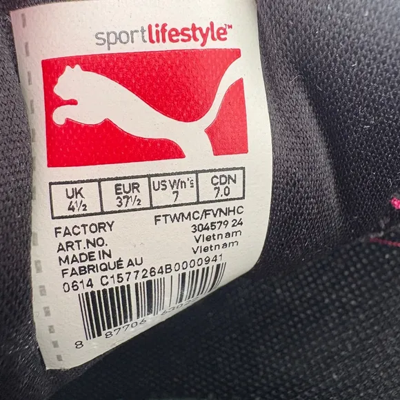PUMA Future Cat SuperLT Neon Pink Black - 304579 24 Runner Sneaker Shoe SIZE 7