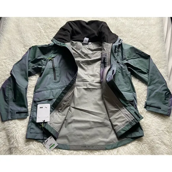 Puma x Helly Hansen Tech Jacket Trellis Colorway  598277-94 Men’s Size L NWT