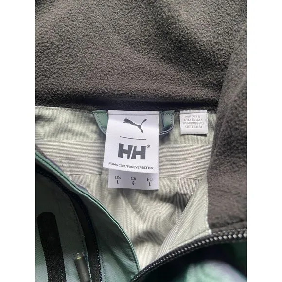 Puma x Helly Hansen Tech Jacket Trellis Colorway  598277-94 Men’s Size L NWT