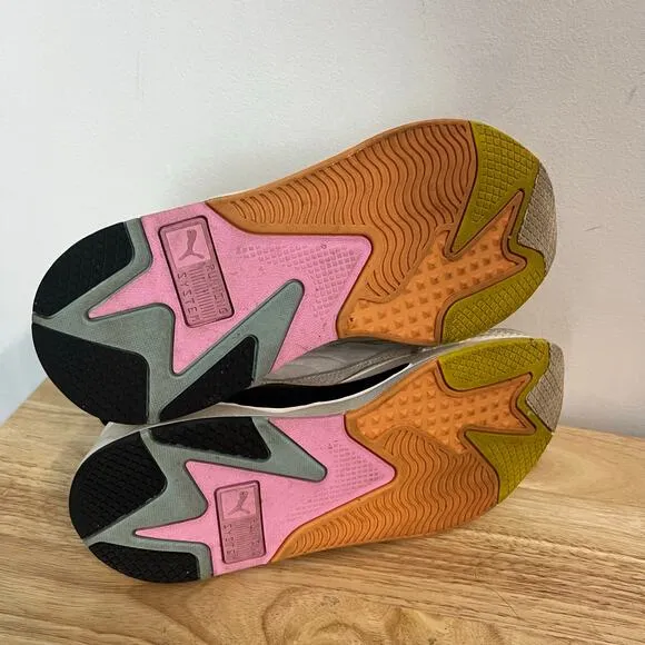 PUMA x SQUISHMALLOWS RS-X Cam Running Sneakers Women SZ 8.5 Cream