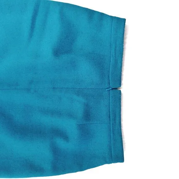 Pure Collection Teal Moon Wool Pencil Skirt | Classic Workwear | UK Tailoring