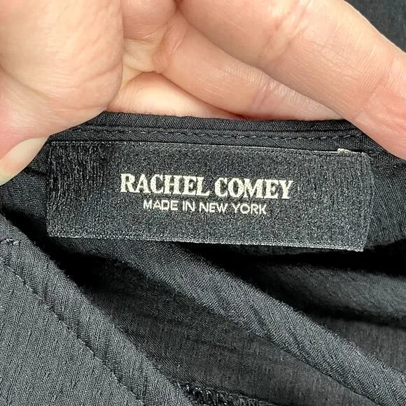 Rachel Comey Casa Dress Black Oversized Sleeveless Midi Baby Doll XS/S