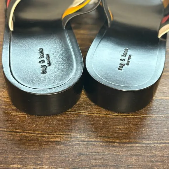 Rag &amp; Bone Braided Leather Sandals - size 38.5 (US 8)