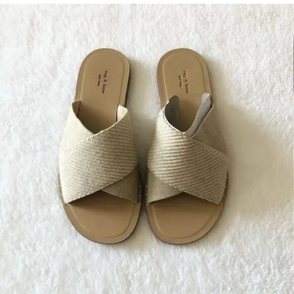 Rag &amp; Bone Keaton Slide in Linen Combo