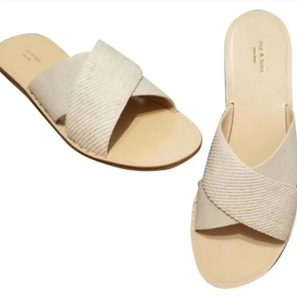 Rag &amp; Bone Keaton Slide in Linen Combo