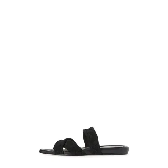RAG &amp; BONE Lewis Pointed Toe Slide Sandal Black Womens Size 7