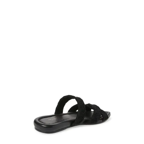 RAG &amp; BONE Lewis Pointed Toe Slide Sandal Black Womens Size 7