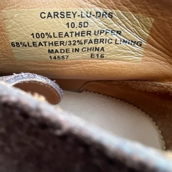 RALPH LAUREN Size 10,5 Brown Solid Suede Lace Up Boots