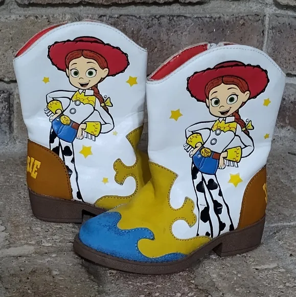 Rare Disney Pixar toy story Jessie light up boots toddler 8
