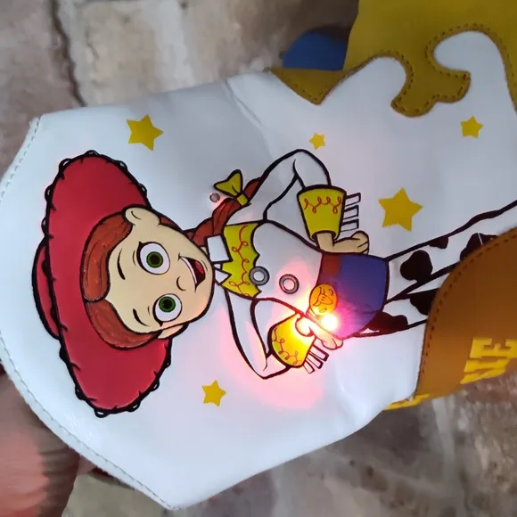 Rare Disney Pixar toy story Jessie light up boots toddler 8