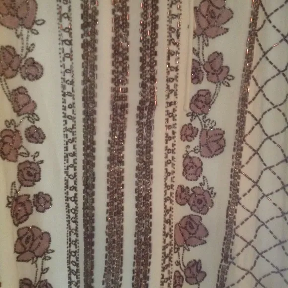 RARE Rahi cali romance riders BOHO beaded  shift dress