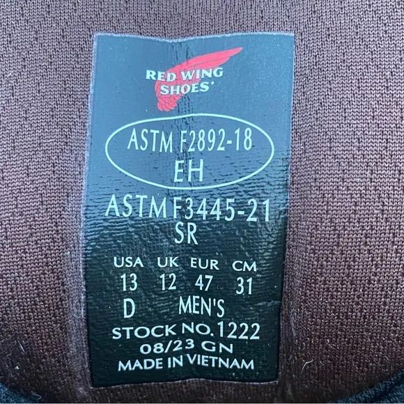Red Wing 1222 Traction Tred Lite Boots