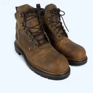 Red Wing Dynaforce 6 Inch Brown Leather Men's Work Boots Lace Up Size 7