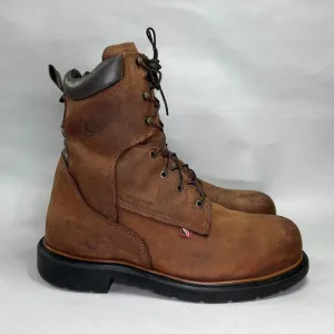 Red Wing DynaForce Boots Men's Size 13 Brown 8&quot; Waterproof Safety Toe Work Boots