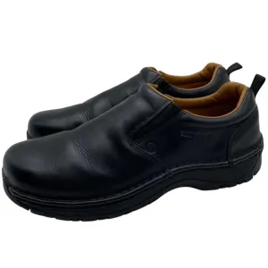 Red Wing Mens Shoes 6700 Safety Steel Toe Slip On Sz 10.5 EE Black Leather Work