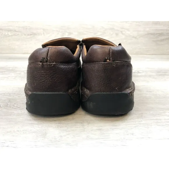 Red Wing Men’s Sneakers  Brown Leather Safety Toe Work Loafers  14D 6702