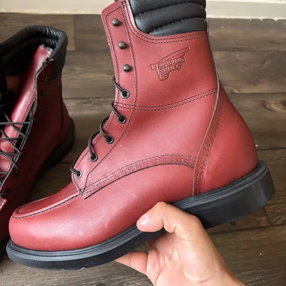 Red Wing Shoes Men's 402 Classic Supersole Plain Toe Size 12 NEW