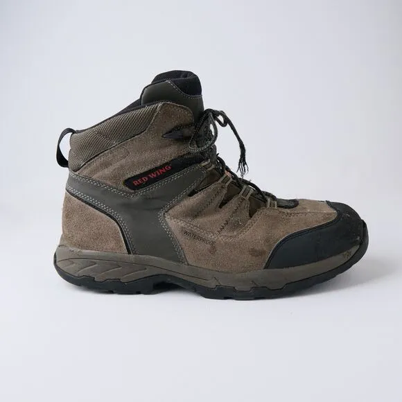Red Wing TruHiker 3561 Men's Size 13D Hiking Boots Brown Suede Waterproof Boots