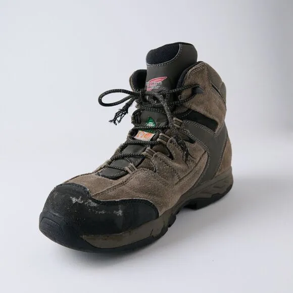 Red Wing TruHiker 3561 Men's Size 13D Hiking Boots Brown Suede Waterproof Boots