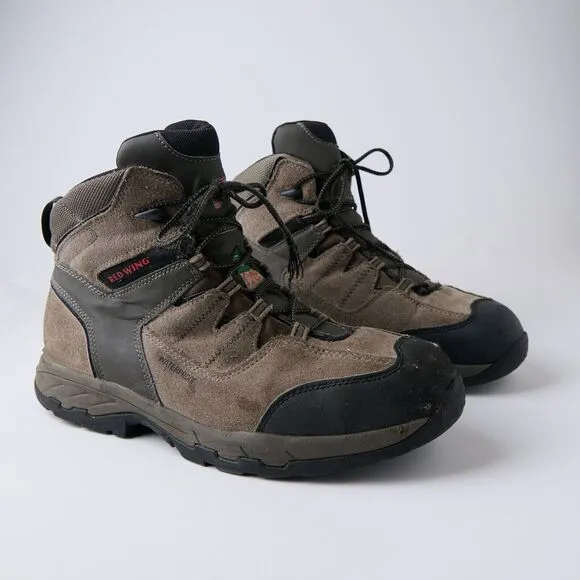 Red Wing TruHiker 3561 Men's Size 13D Hiking Boots Brown Suede Waterproof Boots