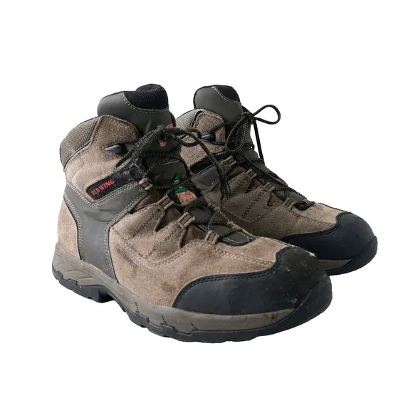Red Wing TruHiker 3561 Men's Size 13D Hiking Boots Brown Suede Waterproof Boots