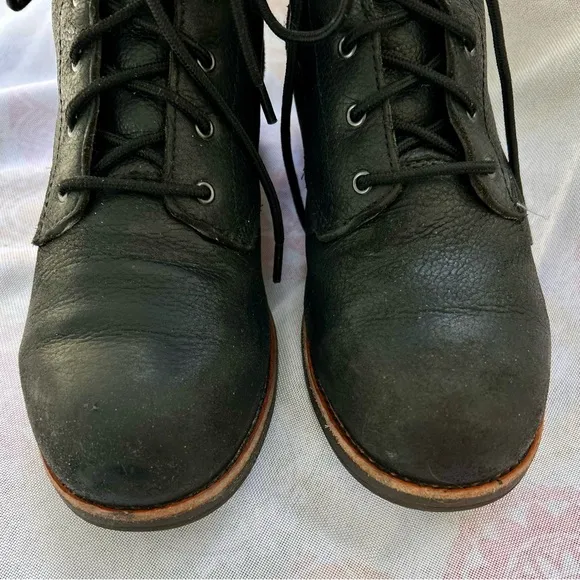 Red Wing Worx ZINC 6” Safety Steel Toe Work Boot Size 8.5 Black Leather
