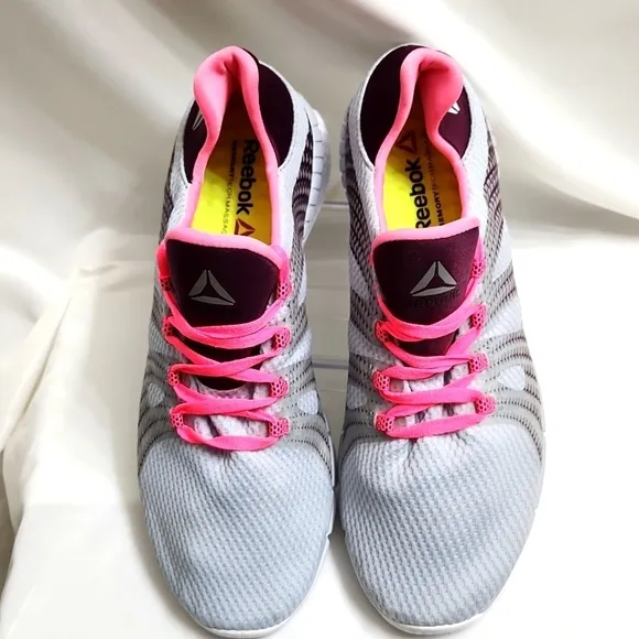 Reebok Zprint HER MTM Gray Pink Running Athelic sneakers (womens size 11)