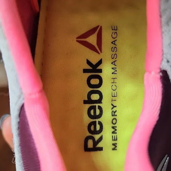 Reebok Zprint HER MTM Gray Pink Running Athelic sneakers (womens size 11)