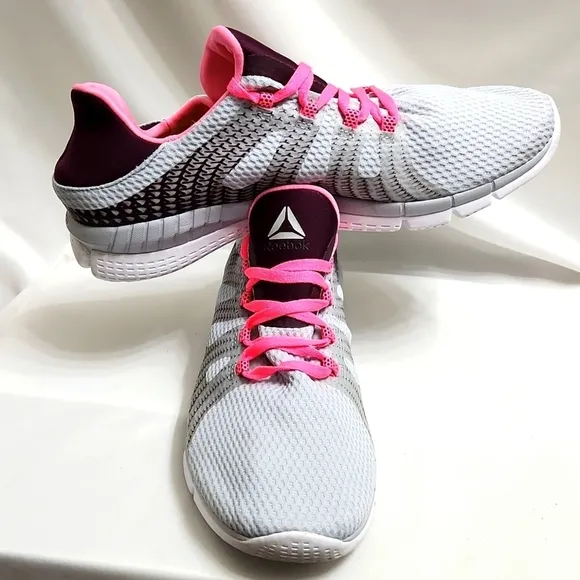 Reebok Zprint HER MTM Gray Pink Running Athelic sneakers (womens size 11)