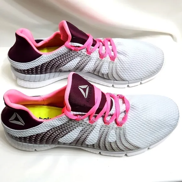 Reebok Zprint HER MTM Gray Pink Running Athelic sneakers (womens size 11)