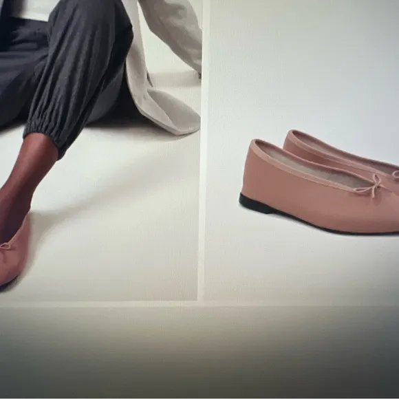 Repetto LILOUH RUBBER SOLE BALLET FLATS. NEW
