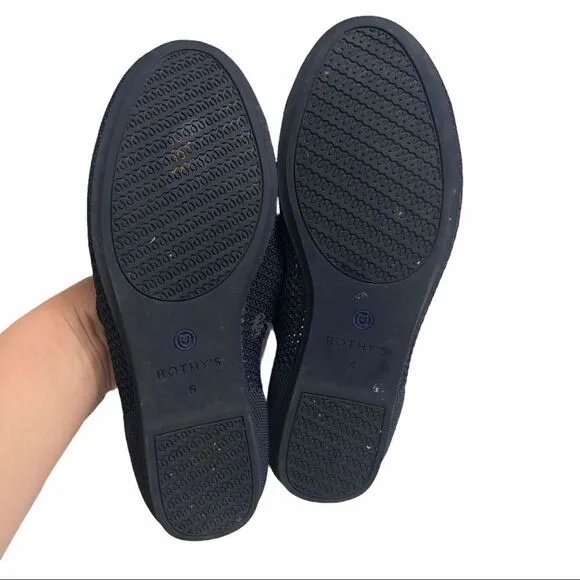 Retired Rothy’s Maritime Lattice Flats Sz 6