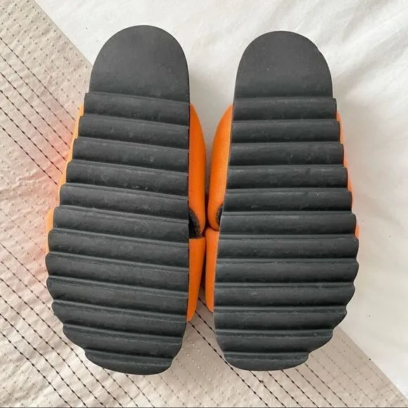 ROAM Dawn Orange Cross Slides Sandals 7