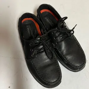 Rockport works steel toe safety shoes black loafers size 10M men/12m women