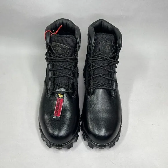 Rocky Men's 6&quot; Alpha Force Composite Toe Waterproof Duty Boots