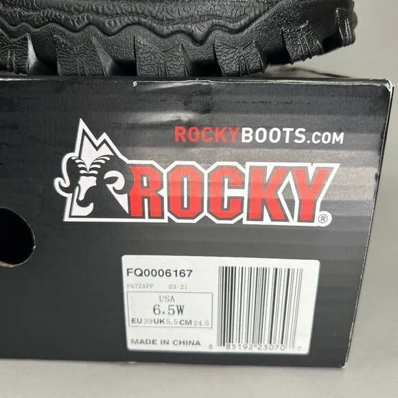 Rocky Men's 6&quot; Alpha Force Composite Toe Waterproof Duty Boots