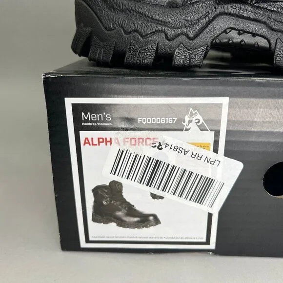 Rocky Men's 6&quot; Alpha Force Composite Toe Waterproof Duty Boots