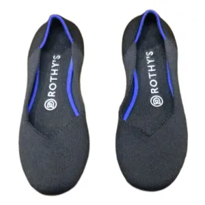 Rothy's Black &amp; Blue Flats Shoes Women's Size W7