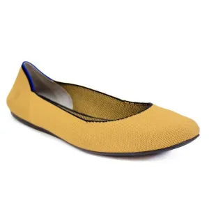 Rothy’s Chai The Square Flats Marigold Blue Halo Limited Edition Retired Sz 8.5