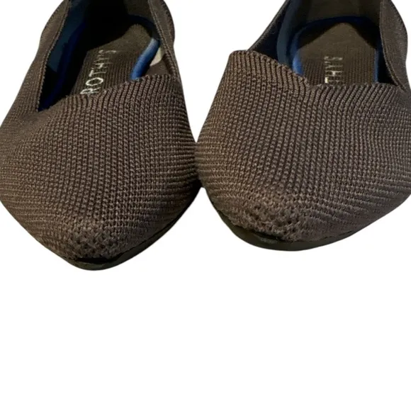 Rothy’s Deep Plum Textile The Point Ballet Flats Women’s size W 7.5