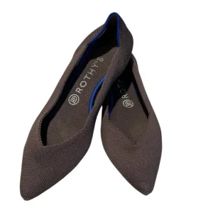 Rothy’s Deep Plum Textile The Point Ballet Flats Women’s size W 7.5